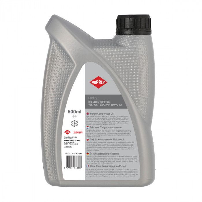 Óleo para compressores de ar 0.6 l