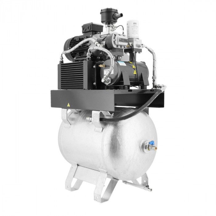 Compressor de parafuso APS 3 Combi Compact 400V 10 bar 3,0 CV/2,2 kW 261 l/min 90 l galvanizado