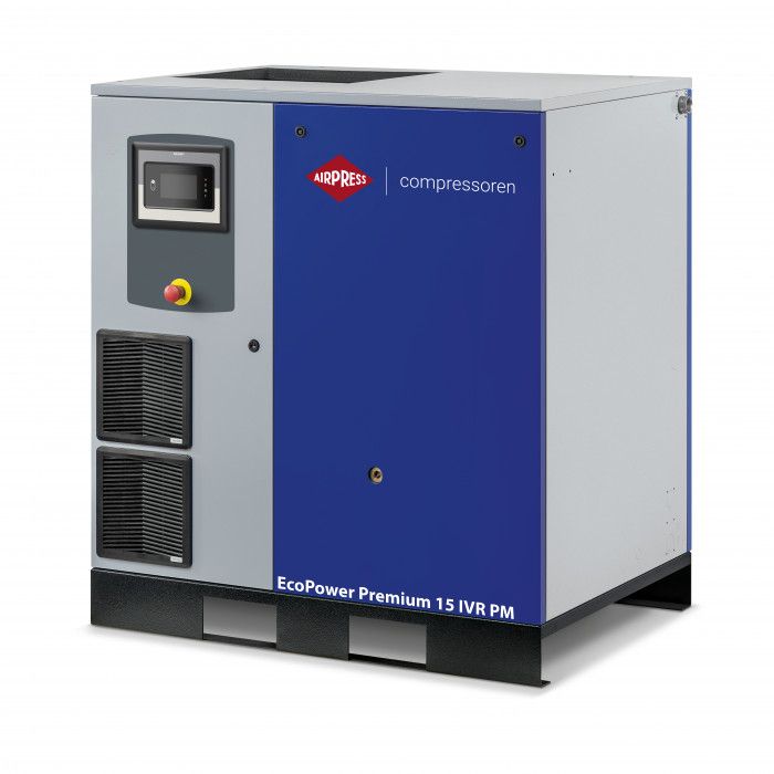 Compressor de parafuso EcoPower Premium 15D PM IVR 13 bar 15 CV / 11 kW 276 - 1920 l/min