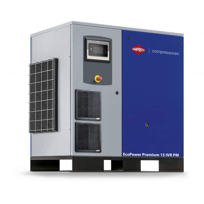 Compressor de parafuso EcoPower Premium 15D PM IVR 13 bar 15 CV / 11 kW 276 - 1920 l/min