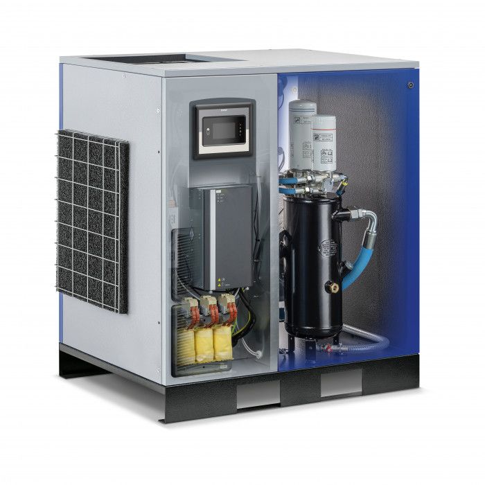 Compressor de parafuso EcoPower Premium 15D PM IVR 13 bar 15 CV / 11 kW 276 - 1920 l/min