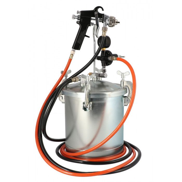 Unidade de pistola de pintura 5.5 bar 2 mm bocal 8.5 l copo