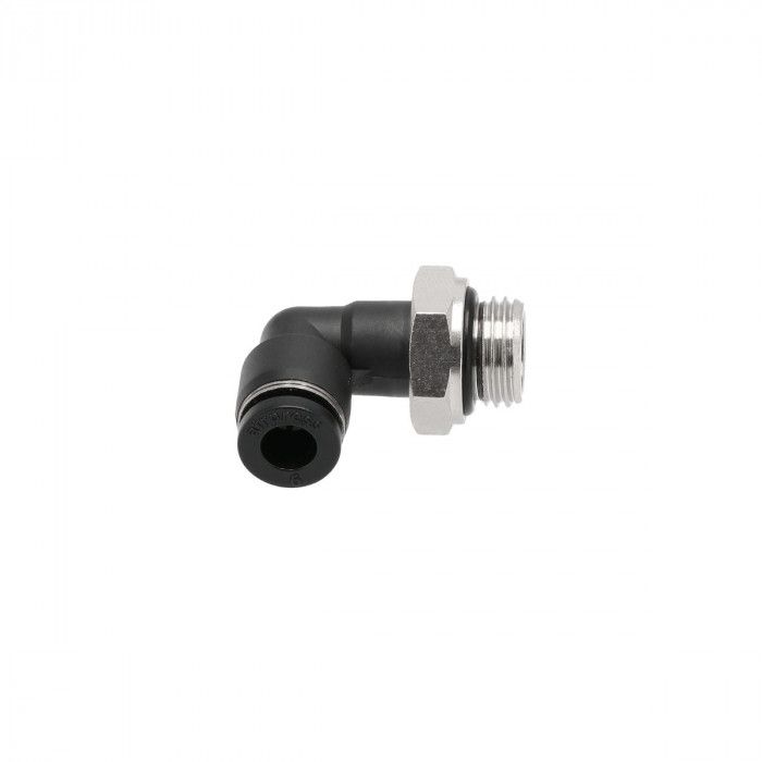 Acoplamento em cotovelo de 90° 6 mm x 1/4"