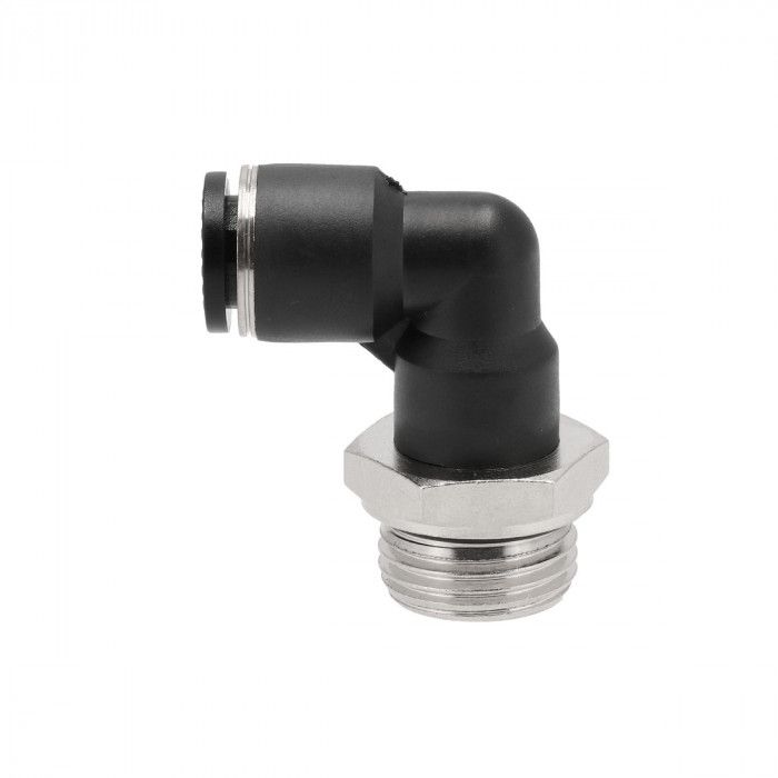 Acoplamento em cotovelo de 90° 10 mm x 1/2"