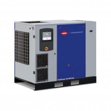 Compressor de parafuso EcoPower 35D IVR Dry 13 bar 35 CV / 26 kW 840 - 4116 l/min Compressor de parafuso EcoPower 35D IVR Dry 13 bar 35 CV / 26 kW 840 - 4116 l/min