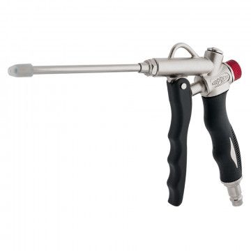 Pistola de sopro com cabeça de controlo de pressão