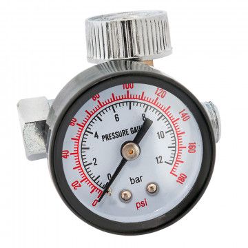 Interruptor de pressão com manómetro 1/4" 10 bar