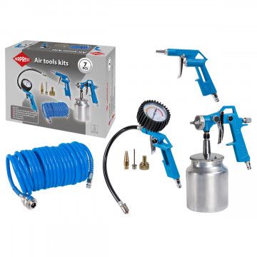Conjunto de ferramentas pneumáticas Euro 7 peças
