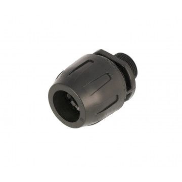 Acoplamento de mamilo 16 mm x 1/2" macho