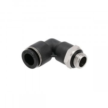 Acoplamento em cotovelo de 90° 10 mm x 1/4"