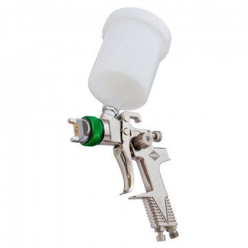 Mini pistola de pintura 2 bar 1.7 mm bocal 600 ml copo
